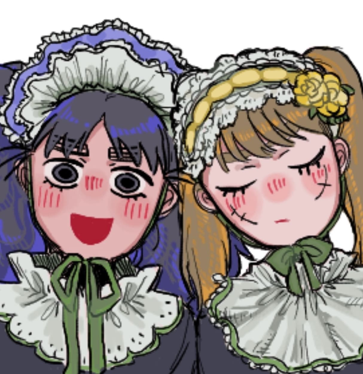 二次創作の絵